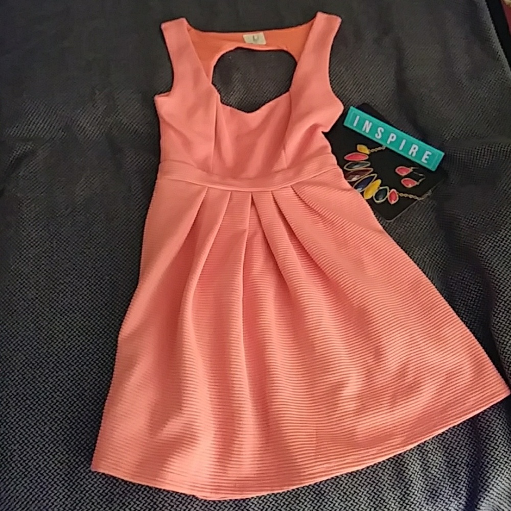 ...Lost Pink Cutout Dress.